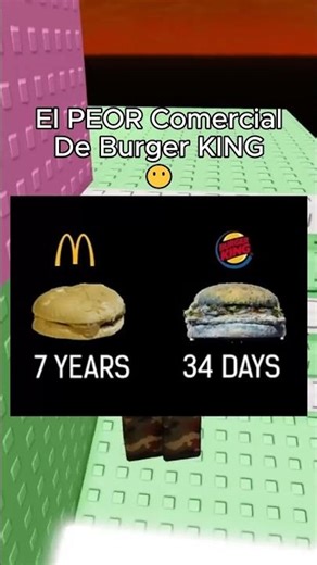 El PEOR COMERCIAL De Burger KING #roblox #robloxshorts #shorts