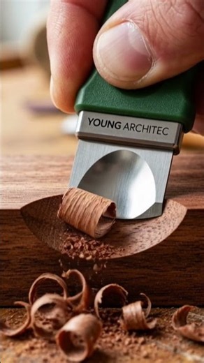 Micro Contour Scraper Set – Smooth Curved Surfaces with Profile Precision #woodworking #minitools