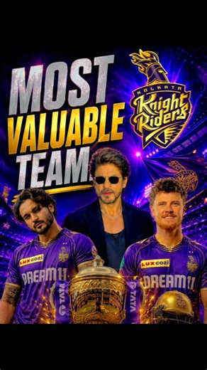 KKR Is Now The Richest IPL Franchise ! tag your kkr fan