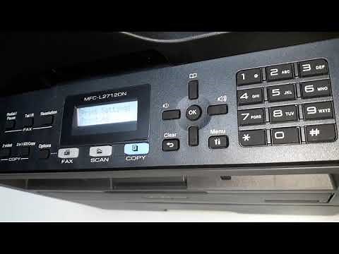 HOW TO PRINT SELF TEST PAGE ON BROTHER MFC-L2712DN