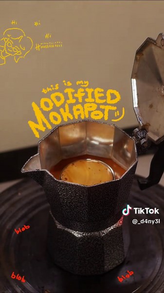 Discover the Unique Modified Moka Pot for Coffee