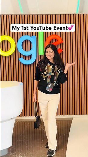 My 1st YouTube Event, YouTube Event 2025 Gurgaon Google office #shivanisky #youtubeevent