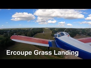 Grass strip landing in an ercoupe 415c