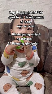1.1M views · 6.2K reactions | Mga bagay na nakaka apekto sa development ni baby #babyboy #baby | Mydeen G.Torqueza | Facebook