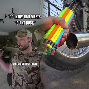 Country Dad vs. Giant Buck #fypシ゚viral #pov #foryoupage #fypシ゚viral #funny #youtubethumbnails