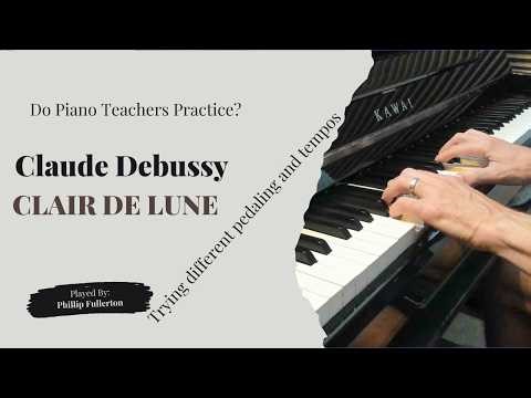 Clair de Lune: Experiementing with Different Pedal & Tempo