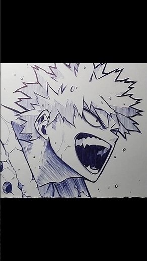 Speed Drawing BAKUGO KATSUKI - [BOKU NO HERO ACADEMIA]#bakugoukatsuki #bokunoheroacademia #aart