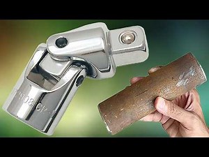 How to MAKE a Universal Joint SOCKET from Piece of Iron SHAFT | DIY Universal Joint | MACHINIST Life