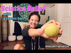 SCIATICA & LOWER BACK RELIEF with a tennis ball
