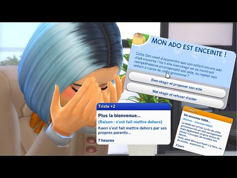 😱 BEST MOD pour une GROSSESSE REALISTE chez l'ADO - Crises, parents, adoption - WooHoo Wellness Mod