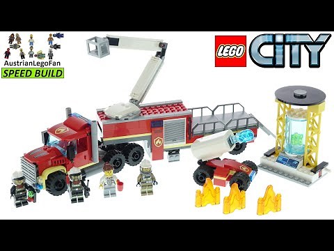 LEGO City Fire Command Unit - LEGO 60282 Speed Build