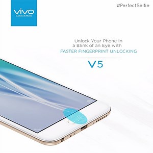 Access your phone in less than a second with the Faster Fingerprint Unlocking of the #VivoV5. #VivoIndia | vivo
