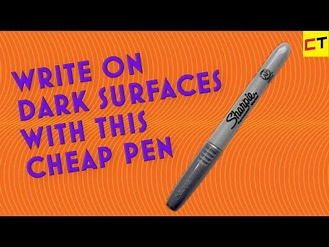 Best use of the Sharpie Metallic Permanent Marker