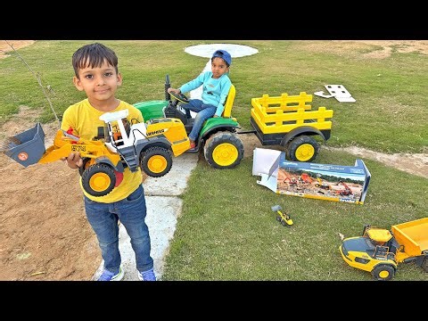 Bruder JCB Road Loader Unboxing | Kids Playing with JCB and Dumper Truck