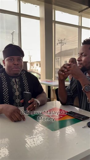 Odogwu Malaysia Money Discussing a business transaction with My Billionaire friend Mark Angel 😇.