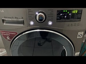 Como limpar a máquina LG lava e seca direct drive