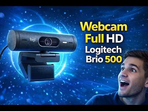 Logitech Brio 500 Full HD Webcam Review – Image Quality and Clarity for Videos and Meetings