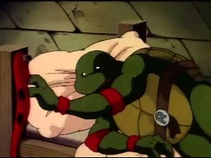 Ninja Turtles without their masks: a great '80s animation moment