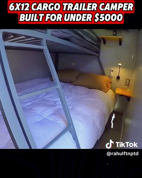 Affordable 6X12 Cargo Trailer Camper Under $5000