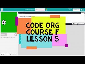 Code.org Course F Lesson 5 Sprites in Action - Express Course Lesson 8 - Code Org Lesson 5 Answers