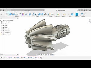 How To Make A Helical Bevel Gear In Fusion 360