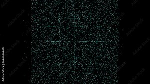 Particle simulation science - Particle simulation of mysterious and invisible rotating pyramids