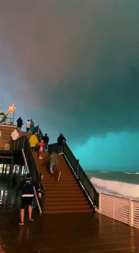 Boardwalk Wave Destruction