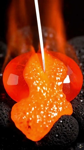 This stone is literally melting from inside… 🔥💎