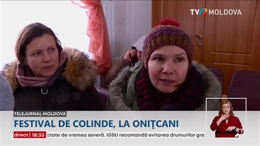 Colinde vechi au răsunat, a doua zi de Crăciun pe stil vechi, la Oniţcani, raionul Criuleni. Zeci de oameni s-au adunat la biserica din sat, apoi la casa de cultură, pentru a se bucura de tradiţii într-o adevărată atmosferă de iarnă. | TVR Moldova