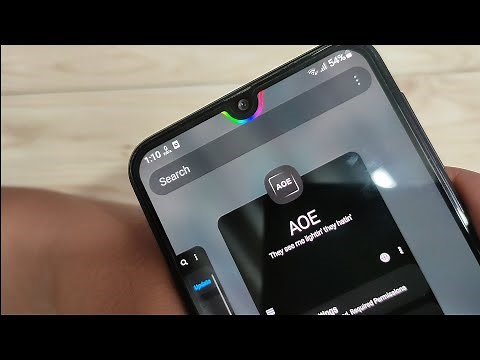 How To Change LED Light Notification Samsung Galaxy A32
