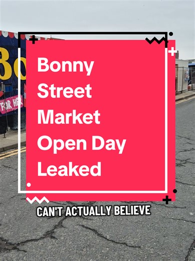 Bonny Street Market Opening Soon in Blackpool