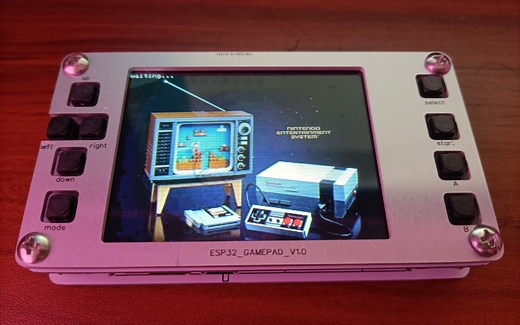 自制一个nes模拟器游戏机使用arduino编程的基于esp32系列
