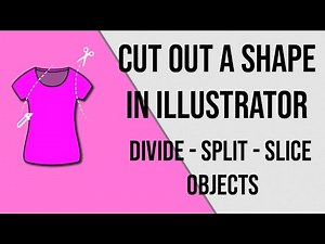 Adobe Illustrator Cutting Slicing Splitting with Knife Tool Tutorial for Beginners