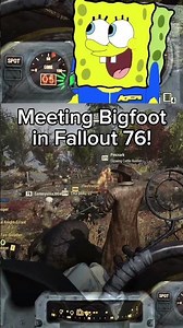 Meeting Bigfoot in Fallout 76