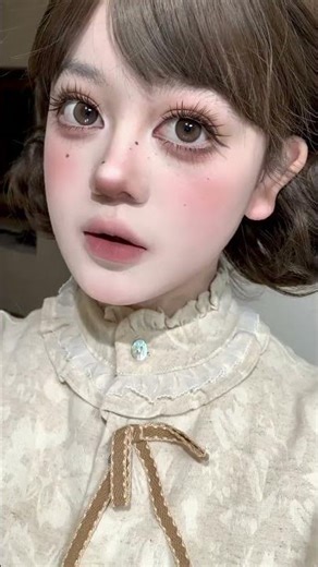 Antique doll#Share makeup#Doll makeup#Naive girl