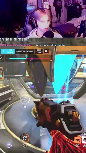 Streamer Gets SWEATY Dying to Mercy in Overwatch! #shorts