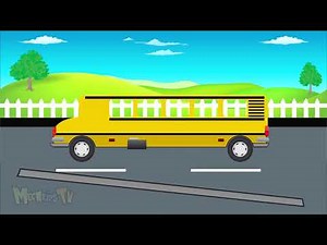 School Bus Monster Trucks For Children Mega Kids Tv