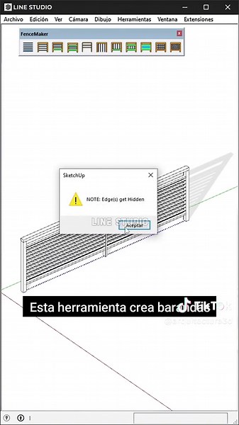 Crea barandas en segundos con FenceMaker