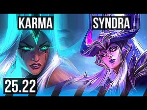 KARMA vs SYNDRA (MID) | 6/1/9, Dominating | NA Challenger | 25.22