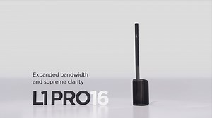On top of power, portability, and full-range sound, the new L1 Pro16 from Bose allows musicians to maintain supreme vocal and instrument clarity with a J-shape extended-frequency line array featuring 16 articulated 2” neodymium drivers and wide 180-degree horizontal coverage. Check it out: https://pro.bose.com/en_us/solutions/portable/l1-pro-family/l1-pro16.html?mc=25_SM_L6_GM_00_FB_L16ProVideo | Bose Professional