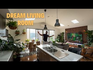 I Built My Dream Modern Living Room Setup (Living Room Tour )