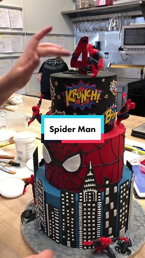 Spider-Man Cake Decorating Tutorial for Halloween | Marvel Character Cake Art