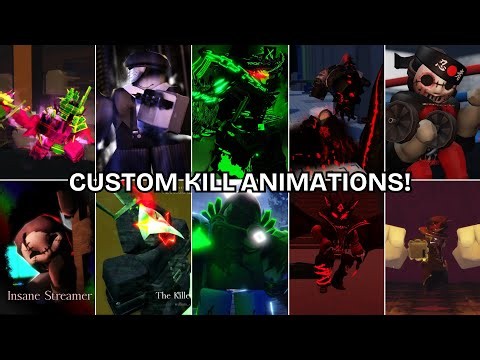 USING KILLER SKINS WITH CUSTOM KILL ANIMATIONS (Part 2) | Roblox Forsaken