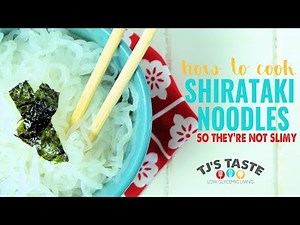 How to Cook Shirataki Noodles