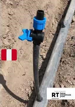 Instalación de un sistema riego por goteo