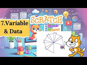 7. Variable & Data 🐹|Easy Scratch Coding with Think STEM🚀 Scratch tutorial |Scratch game
