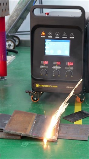 Rust Gone in Seconds — Watch This #rustremoval #lasercleaning