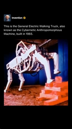 Invention | In the 1960s, General Electric built one of the strangest military prototypes in history called the Walking Truck, officially known as the... | Instagram