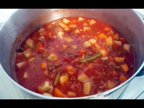 How to make Ground Beef Stew (lower carb)