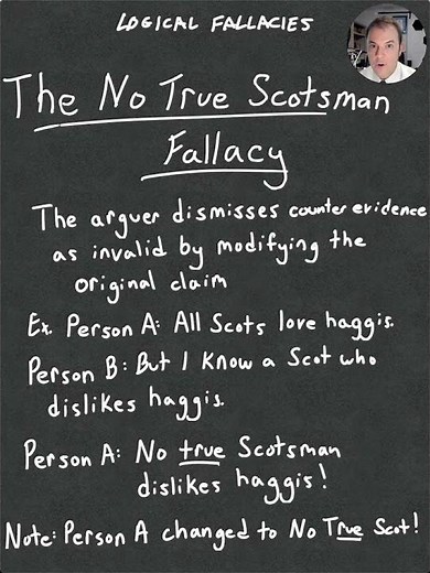 No True Scotsman Fallacy